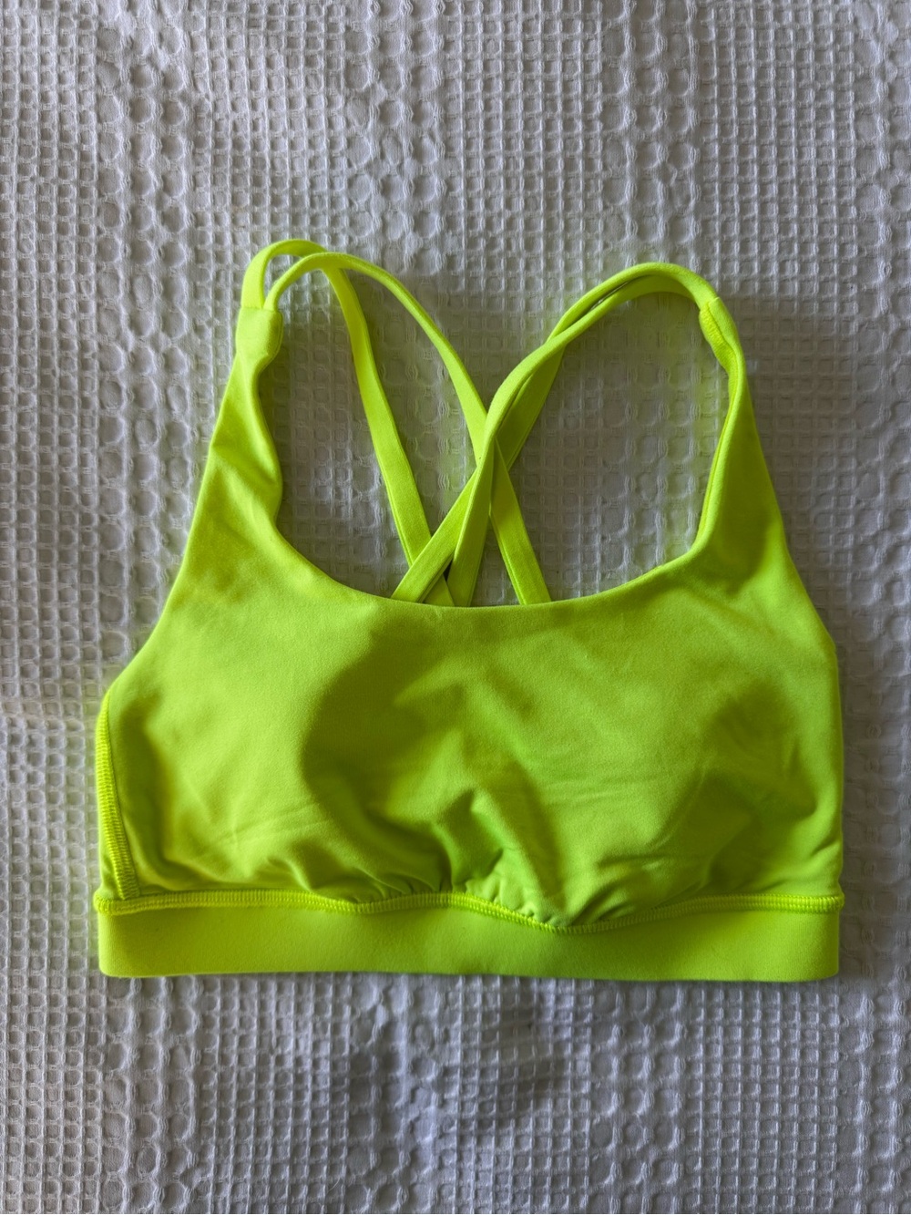 Lululemon Energy Bra Neon Green size 2